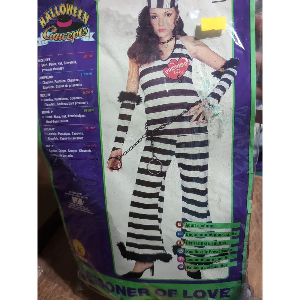 XX 15145 Prisoner of love Halloween Concepts by Rubies Fits to Size 12